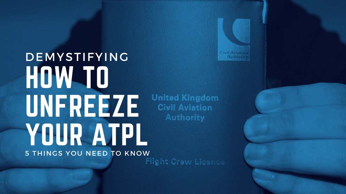 How do you unfreeze your ATPL licence and why do you need to?