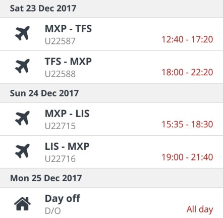 Do pilots work on Christmas day?
